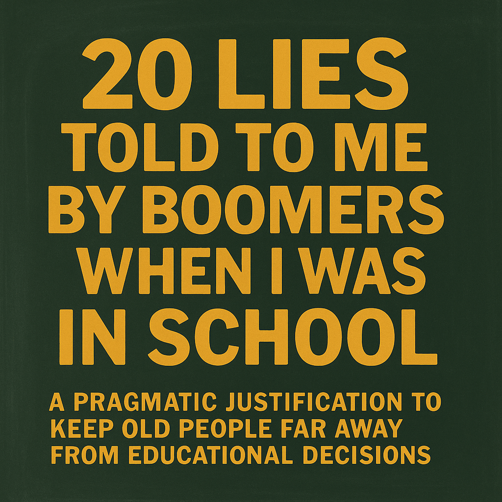 20 Lies Told to Me by Boomers When I Was in School
