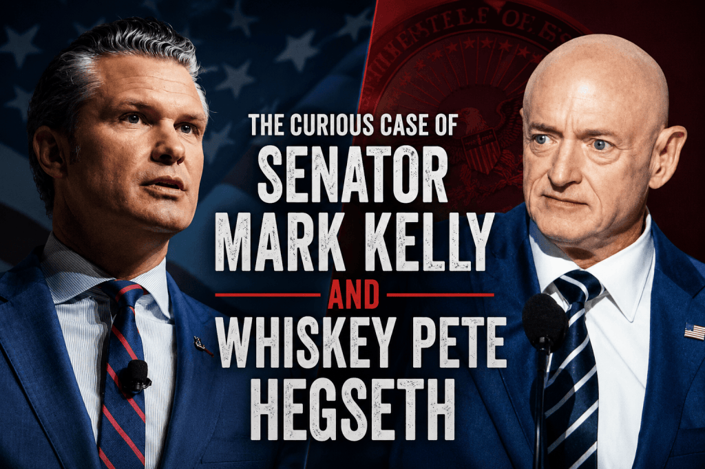 The Curious Case of Senator Mark Kelly and Whiskey Pete&nbsp;Hegseth