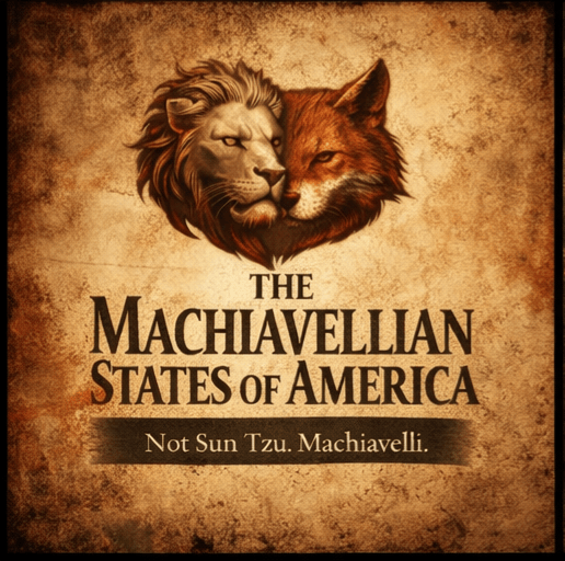 The Machiavellian States of America: Not Sun Tzu.&nbsp;Machiavelli.