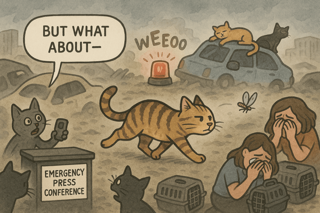When Disaster Strikes: Let the Cats Figure It&nbsp;Out